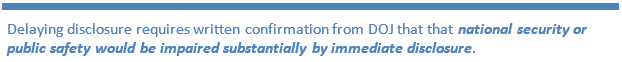 Delaying Disclosure Call-out Delaying Disclosure Call-out