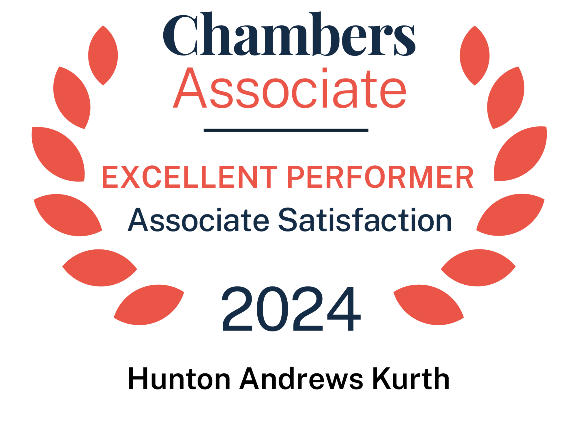 Chambers Associate Excellent Performer: Associate Satisfaction 2024
