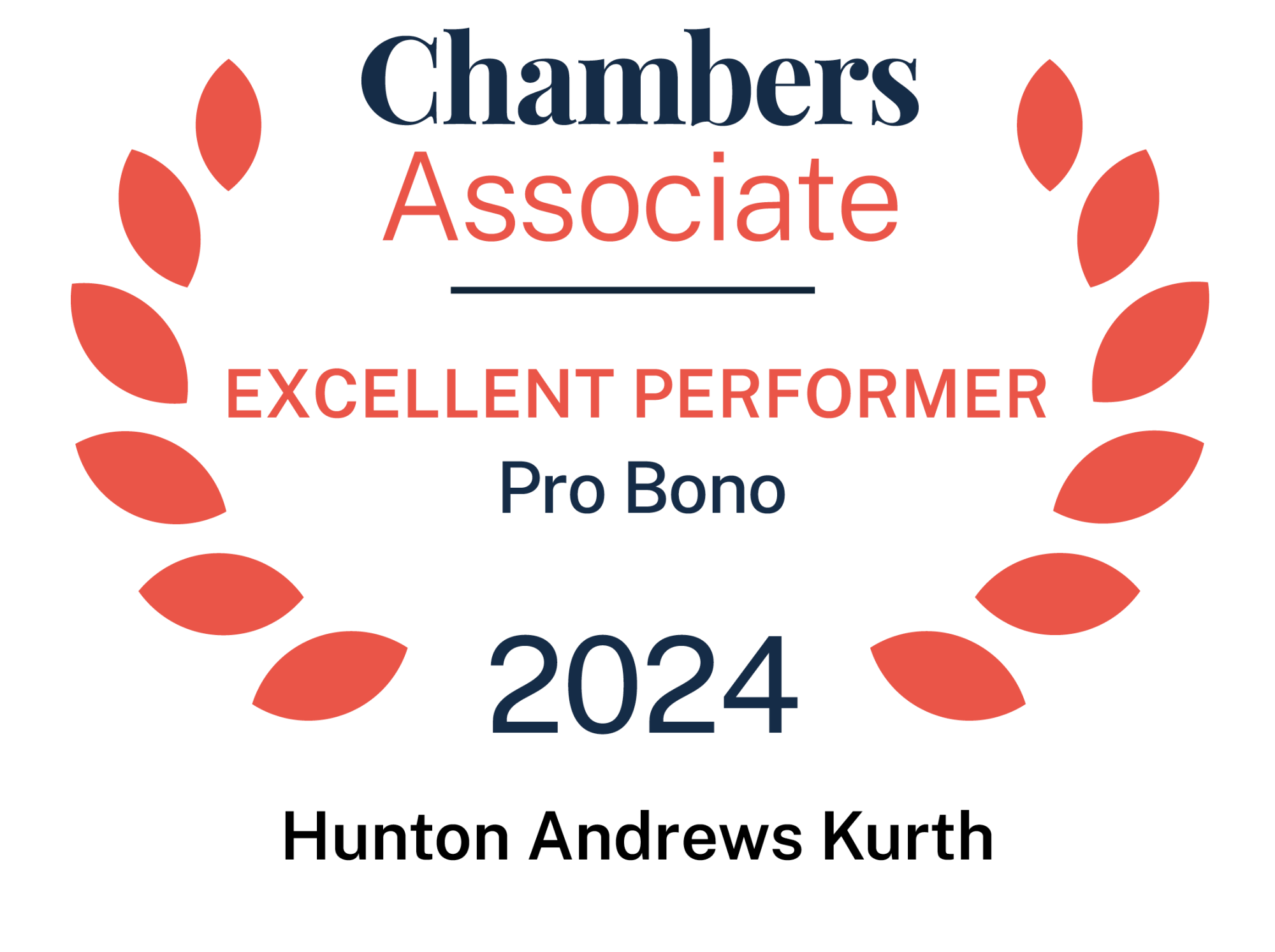Chambers Associate Excellent Performer: Pro Bono 2024