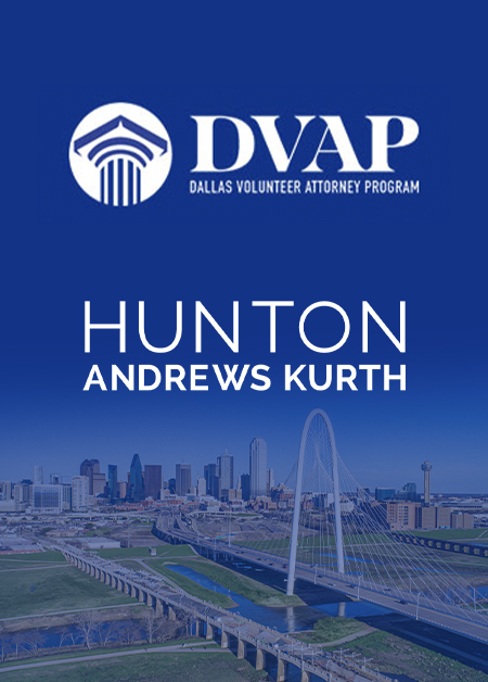 Image of Dallas with DVAP and HuntonAK logos