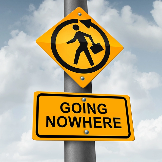 Going Nowhere Street Sign