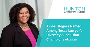 Amber Rogers Named Among Texas Lawyer’s Diversity & Inclusion Champions of 2020