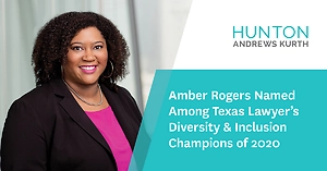 Amber Rogers Named Among Texas Lawyer’s Diversity & Inclusion Champions of 2020