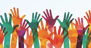 Hands Up Colorful